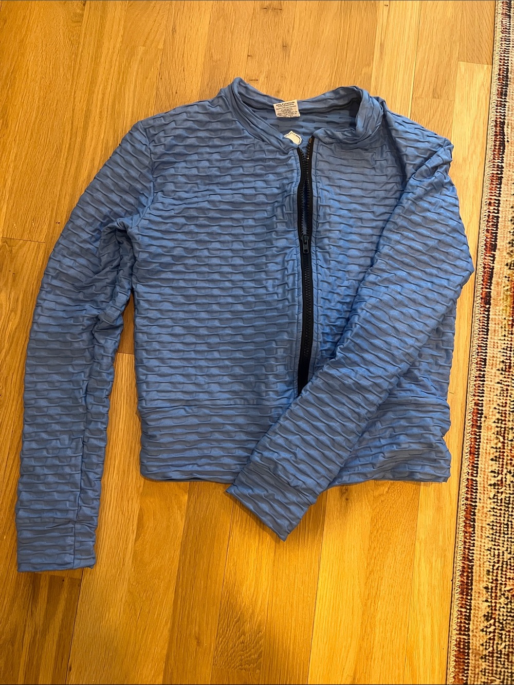 Booty By Brabants Chrome Track Jacket in Blueberry